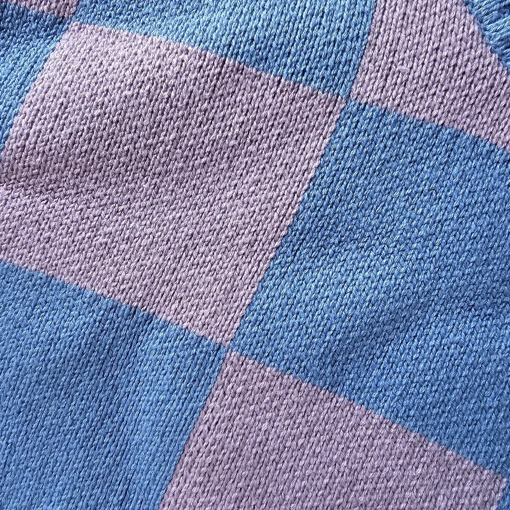 QUICKSILIVER BLUE PINK PLAID VEST - Picture 4 of 8